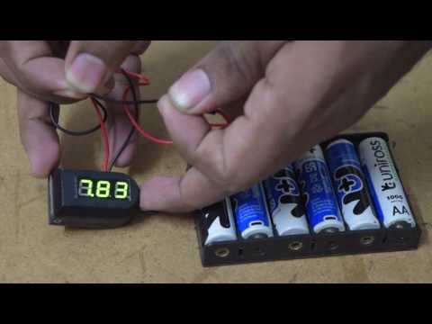 Keychain voltmeter