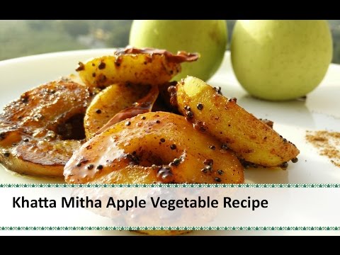 Khatta Meetha Apple Vegetable Recipe | Golden Apple Recipe by Healthy Kadai