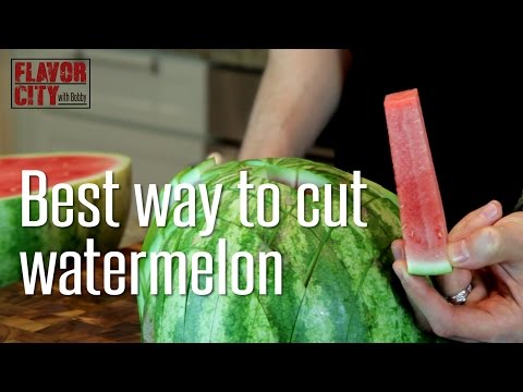 Kitchen Hack - How To Cut Watermelon Like a Boss!