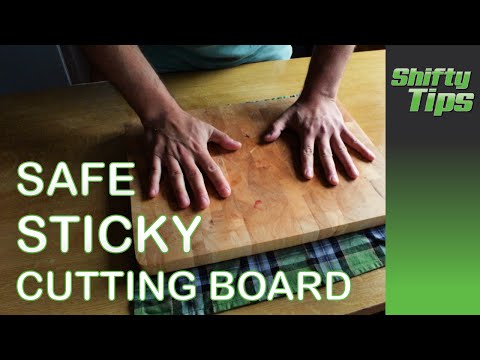 Kitchen Safety Sticky Cutting board