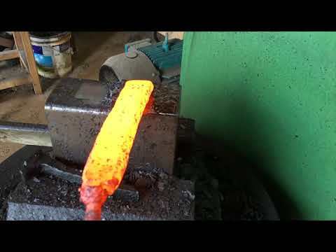 Knife forging Anyang C41-75 power hammer