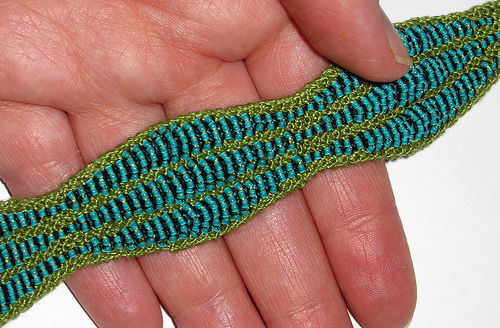 Knit Bead Bracelet