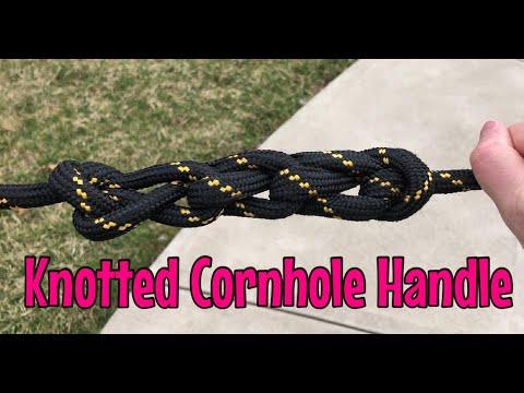 Knotted Cornhole Handle