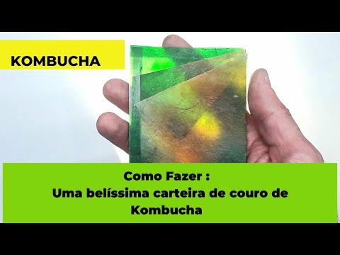 Kombucha: carteira de couro de Kombucha/couro vegano passo-a-passo