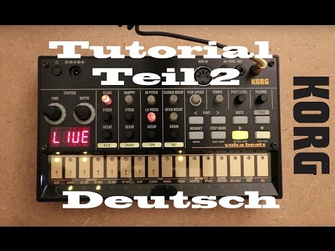 Korg Volca Beats Tutorial Deutsch | Analoger Synthesizer | Teil 2