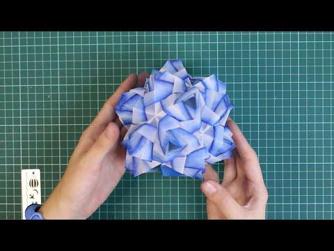 Kusudama Origami Lamp - assemble