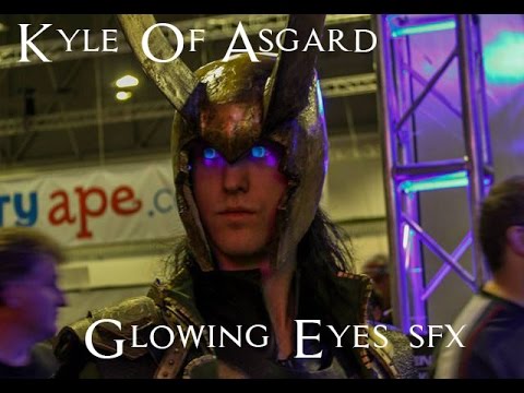 Kyle of Asgard - How to make Glowing eyes IRL SFX