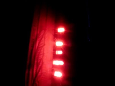 Kylo Rens's lightsaber based audio visualizer