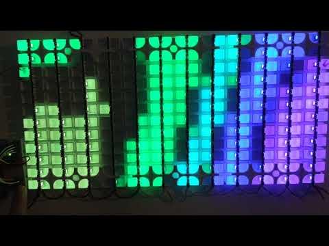 LED Clock Backgrounds