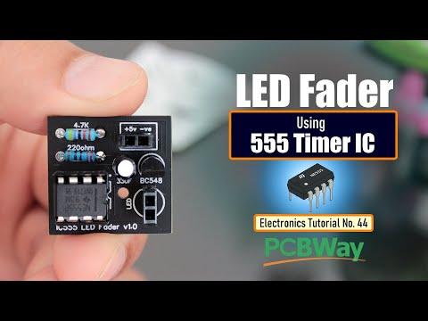 LED Fader Using 555 Timer IC