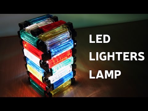 LED Lamp From Lighters