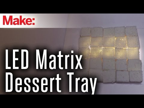 LED Matrix Dessert Tray