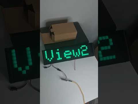 LED Matrix Youtube Subscribe Monitor#youtubesubscriber#Ledmatrix #esp32 #Esp8266#diy #gadgets#shorts