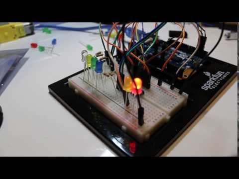 LED Ping Pong with Shift Register