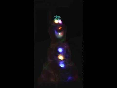 LED Real Snow Olaf