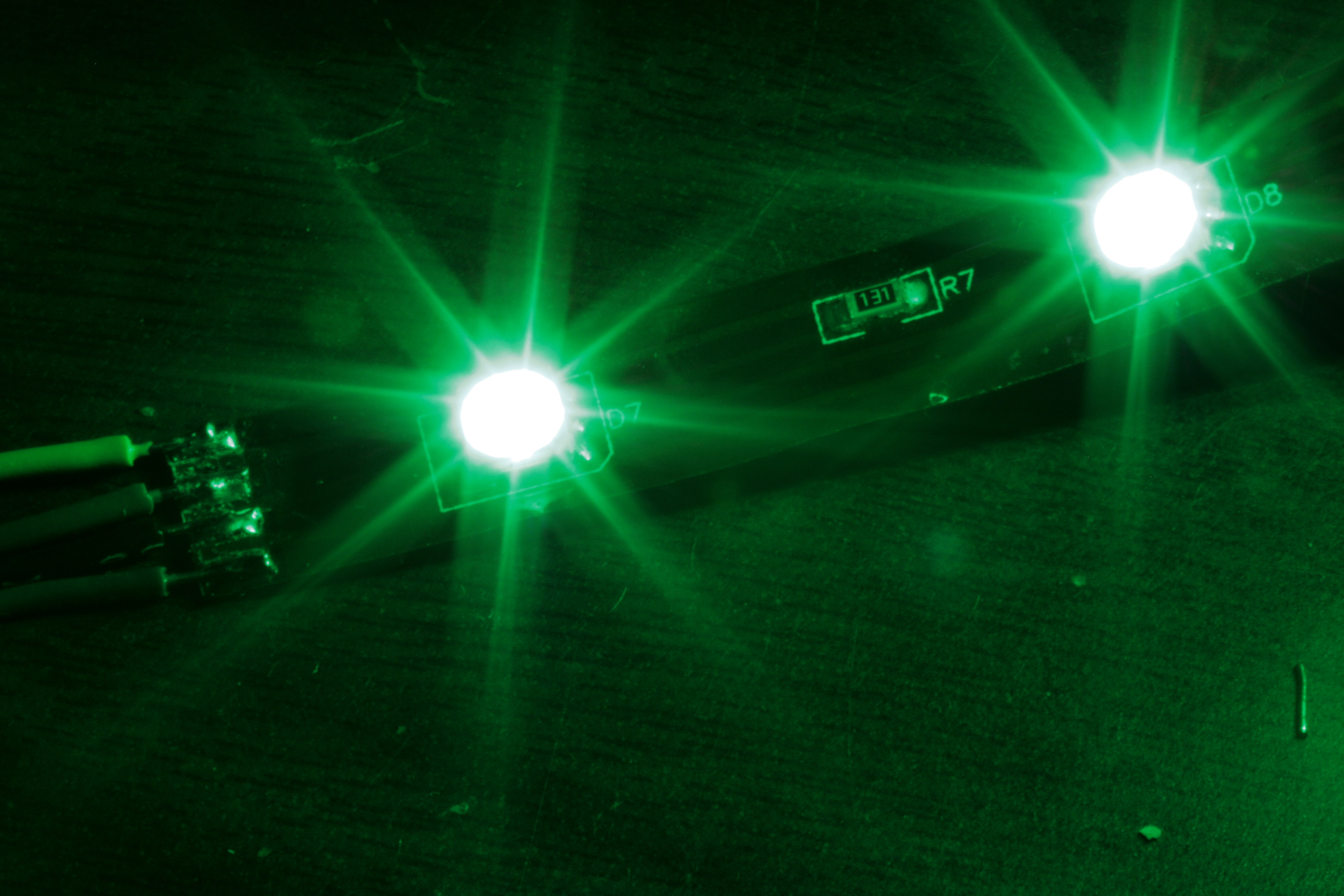 LED Tape - Green Test.JPG