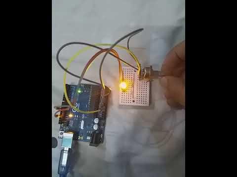 LED brightness with potentiometer