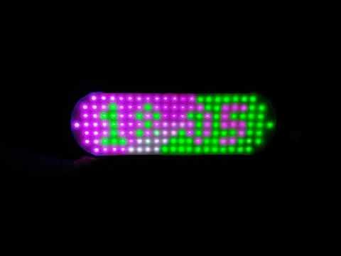 LED clock display