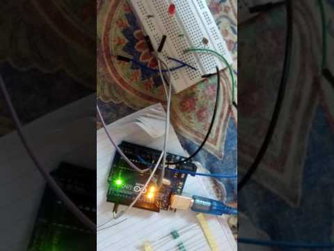 LED intensity control using LDR