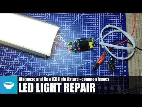 LED light fixture repair