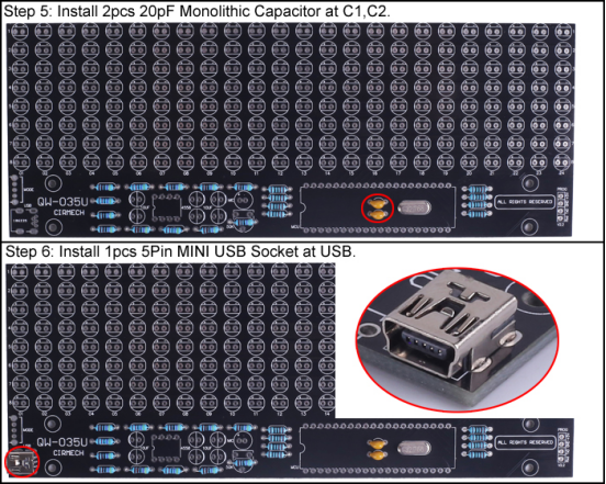 LED music spectrum display light kits installation.3.png