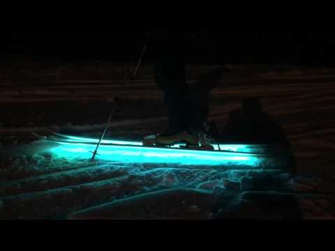 LED skis