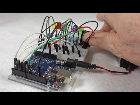 LEDs and Incremental Rotary Encoder Shaft Switch