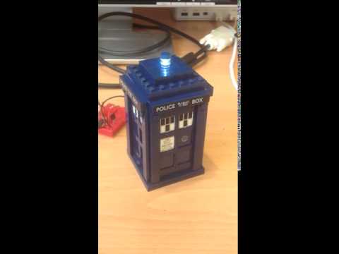 LEGO TARDIS mod - Flashing LED