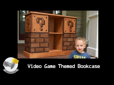 LET'S MAKE: A DIY Mario Themed Bookcase