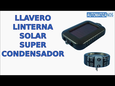 LLAVERO LINTERNA SOLAR SUPER CONDENSADOR