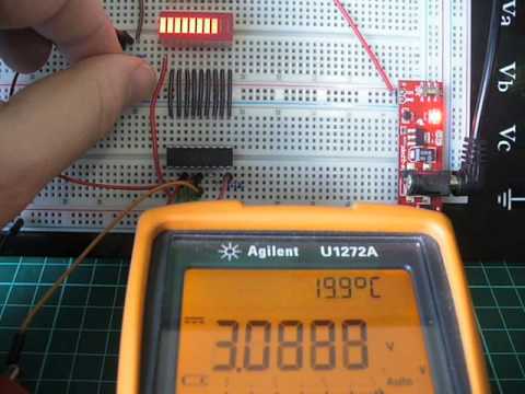 LM3914 5V voltmeter demonstration