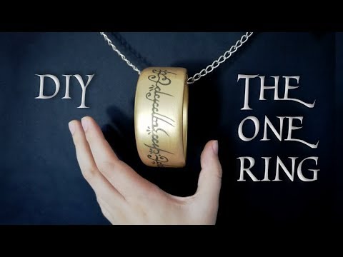 LOTR DIY: Make the One Ring from a Plastic Bottle