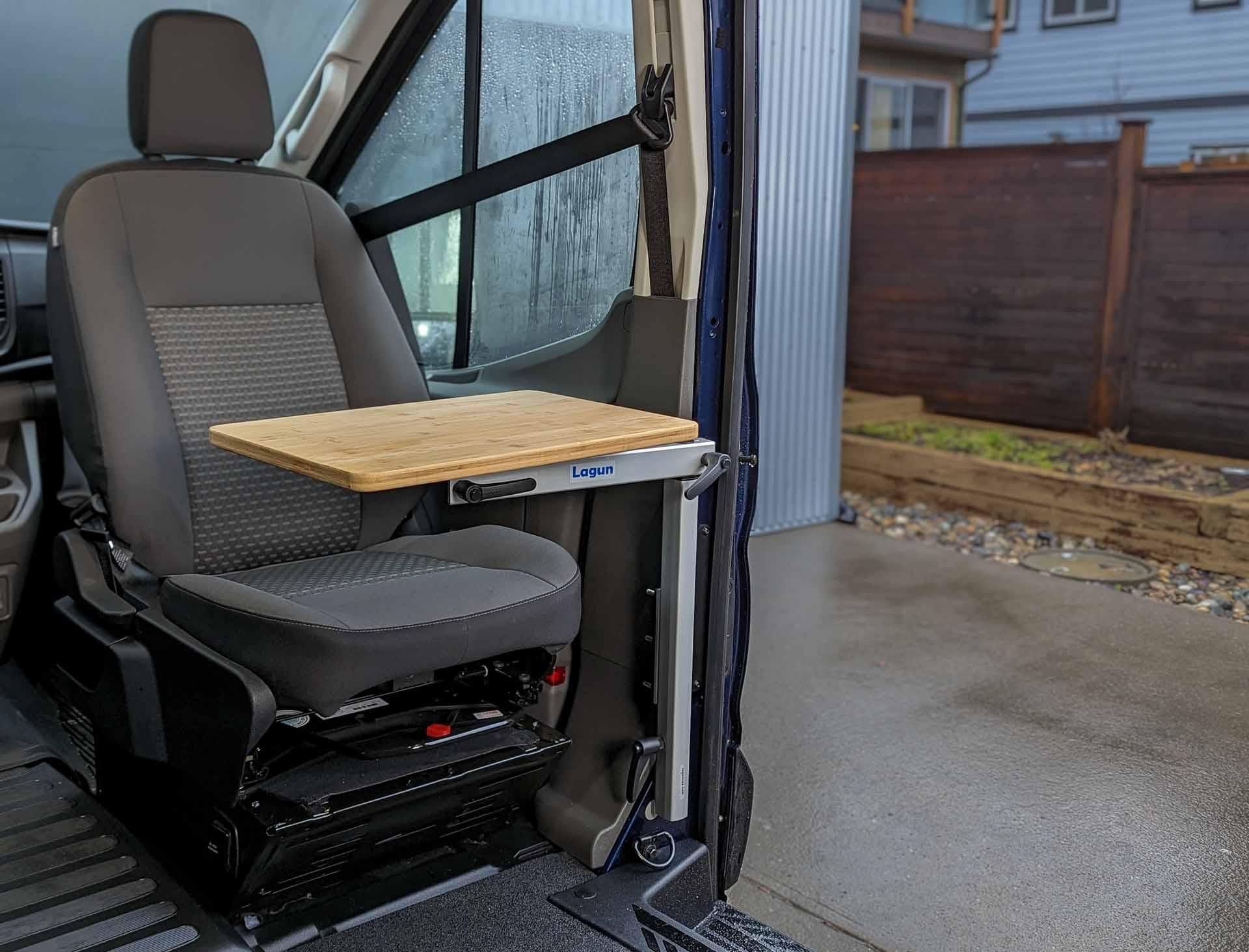 Lagun Table Installation into Ford Transit B-Pillar-6 (Over Seat).JPG