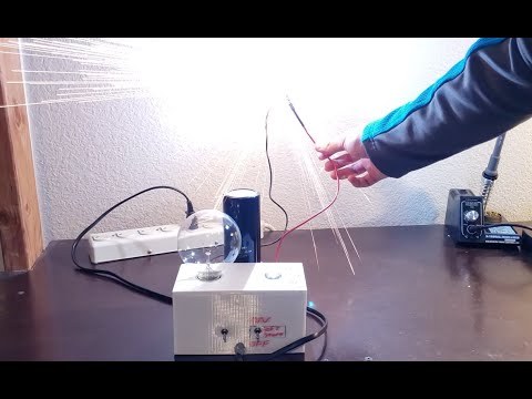 Large Capacitor Spark Demo