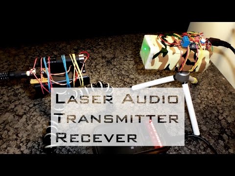 Laser Audio Transmitter and Receiver