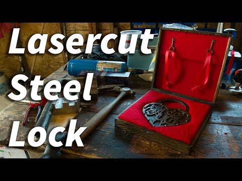 Laser Cut Antique Steel Lock - DIY