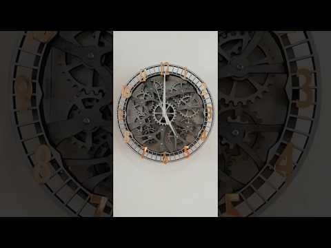 Laser Cut Gear Clock