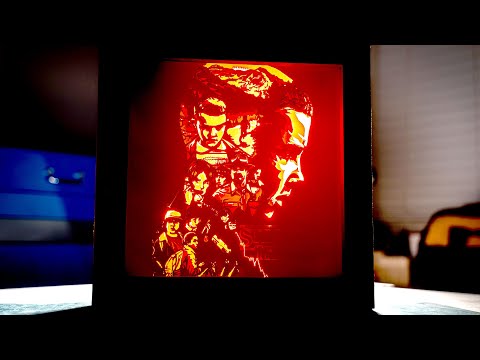 Laser Cutting Eleven's Head From Stranger Things (DIY Lightbox)