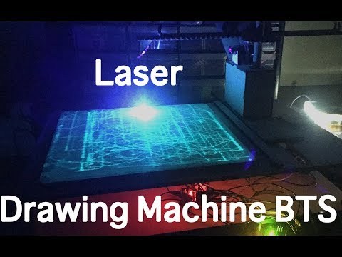 Laser Drawing Machine Behind the Scenes!