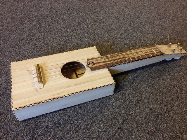 Laser-Cut Bamboo Ukulele