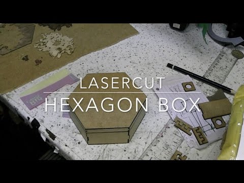 Lasercut Hexagon Box