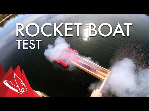 Launching the Rocket Boat