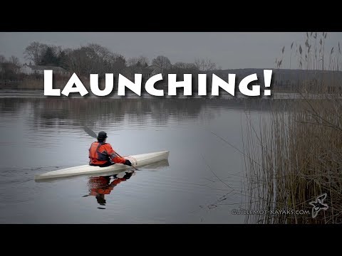 Launching the Skin on Frame Kayak