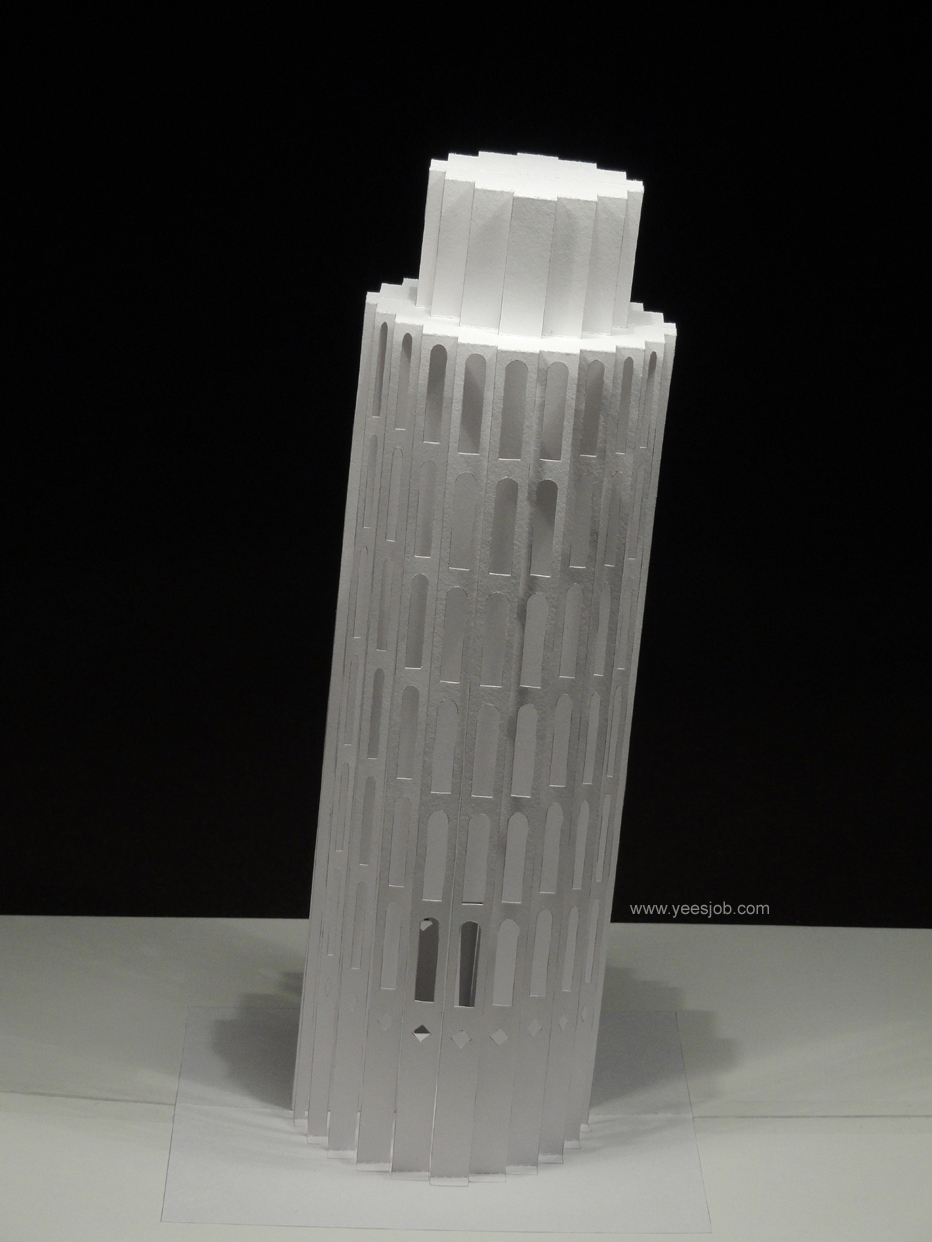 Leaning Tower of Pisa Kirigami popup origamic 2.jpg