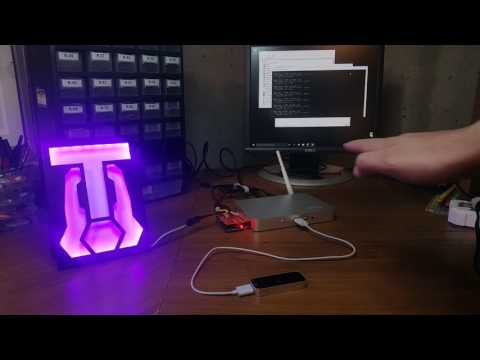 LeapMotion RGB LED Control