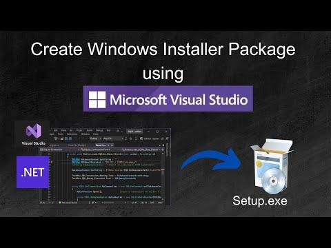 Learn to Create stand alone Windows installer package (setup.exe) using visual studio publish