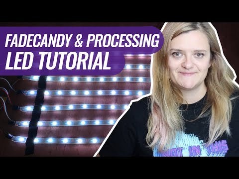 Learn to control LEDs with Fadecandy and Processing