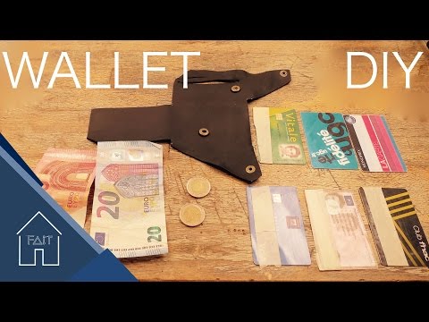 Leather wallet &amp;quot;origami&amp;quot;- DIY