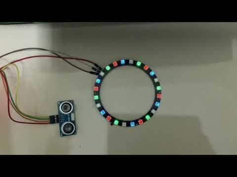 Led Light with Distance Sensor ARDUINO