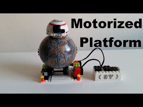 Lego BB8 with motorized platform 100% Lego (parts number in the description)